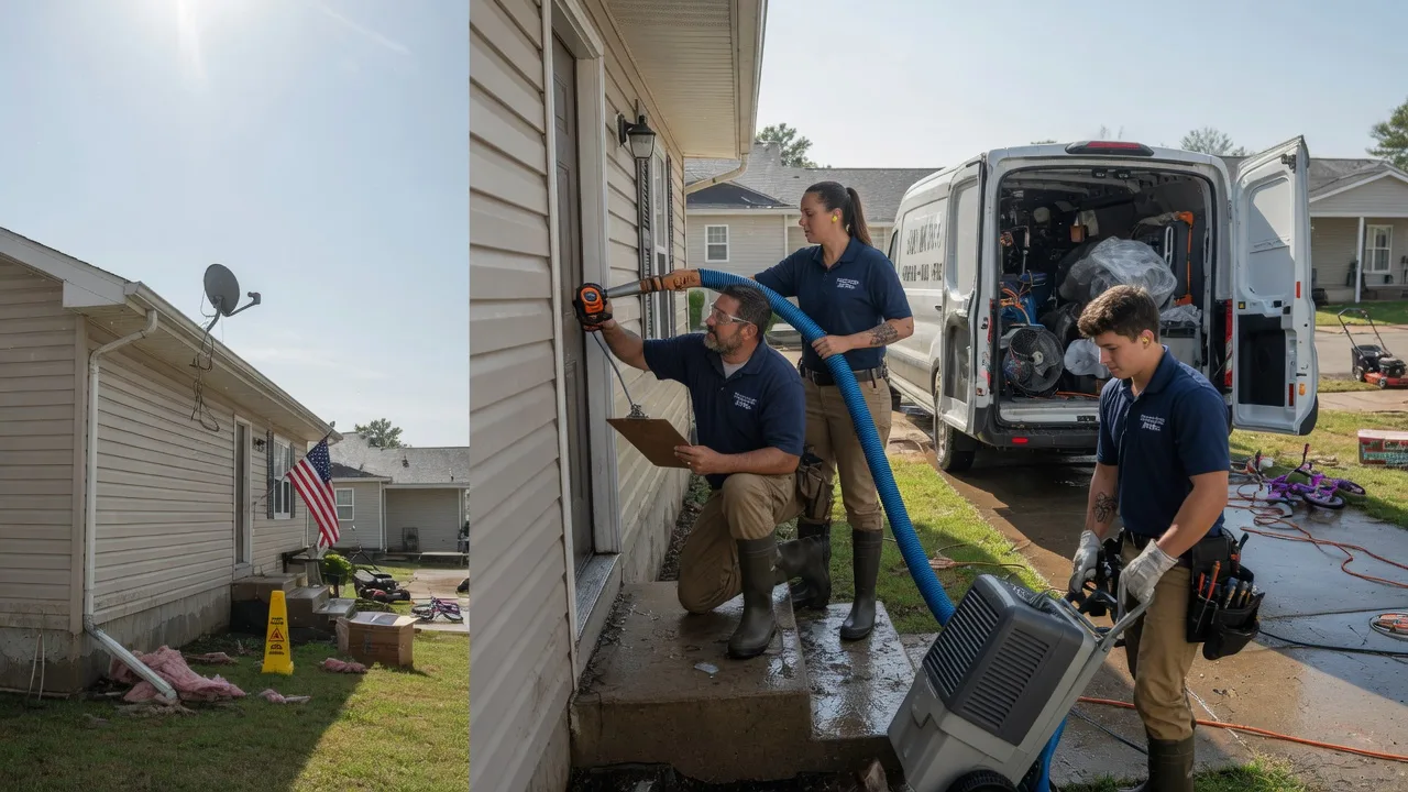 Ceiling Water Damage Restoration in Rockland, DE near me